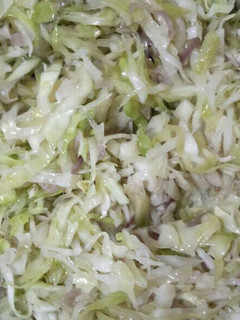 A picture of Fried cabbage.