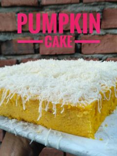 Foto resep Pumpkin Cake / Bolu Labu/ Kue Labu Anti Gagal