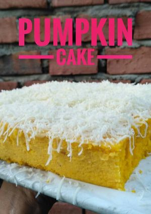 Foto resep Pumpkin Cake / Bolu Labu/ Kue Labu Anti Gagal