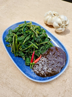 Foto resep Kangkung Rebus Sambal Petis / Lutis Kangkung