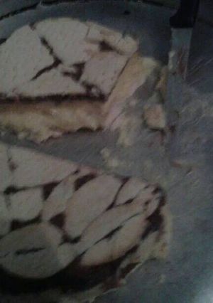 Una foto de Torta de chocolate y flan