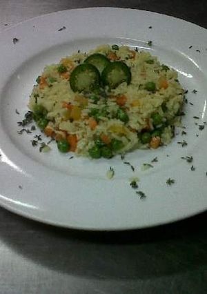 Una foto de Arroz a la Mexicana