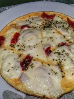 Una foto de Tortilla francesa pizza