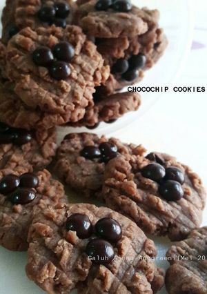 Foto resep Chocochip cookies teflon (1 telur)