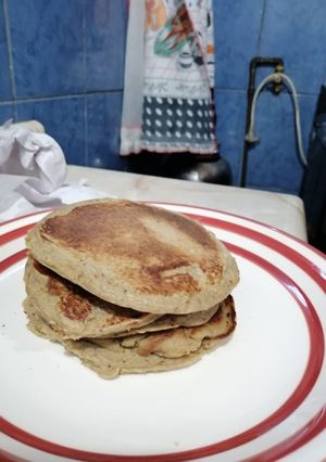 Una foto de Hotcakes de avena