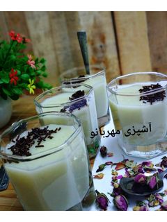 عکسی از دستور پودینگ نارگیلی