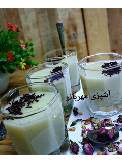 عکسی از دستور پودینگ نارگیلی