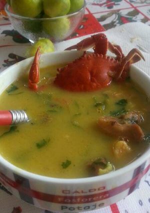 Una foto de Asopado de Mariscos