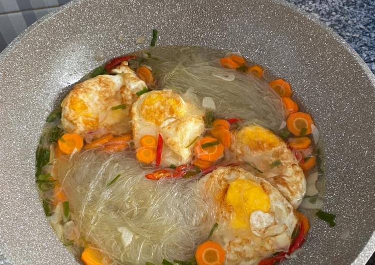 Resep Soun telur ceplok yang Enak Banget