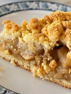 Foto de Tarte de Maçã com Crumble de Amêndoa