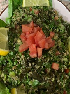 صورة لوصفة تبولة ورق عنب