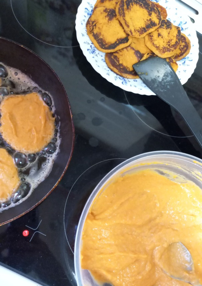 Una foto de Pankcakes con Boniato