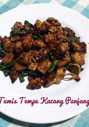 Foto resep Tumis Tempe Kacang Panjang