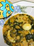 Potaje de Garbanzos con Bacalao y Espinacas