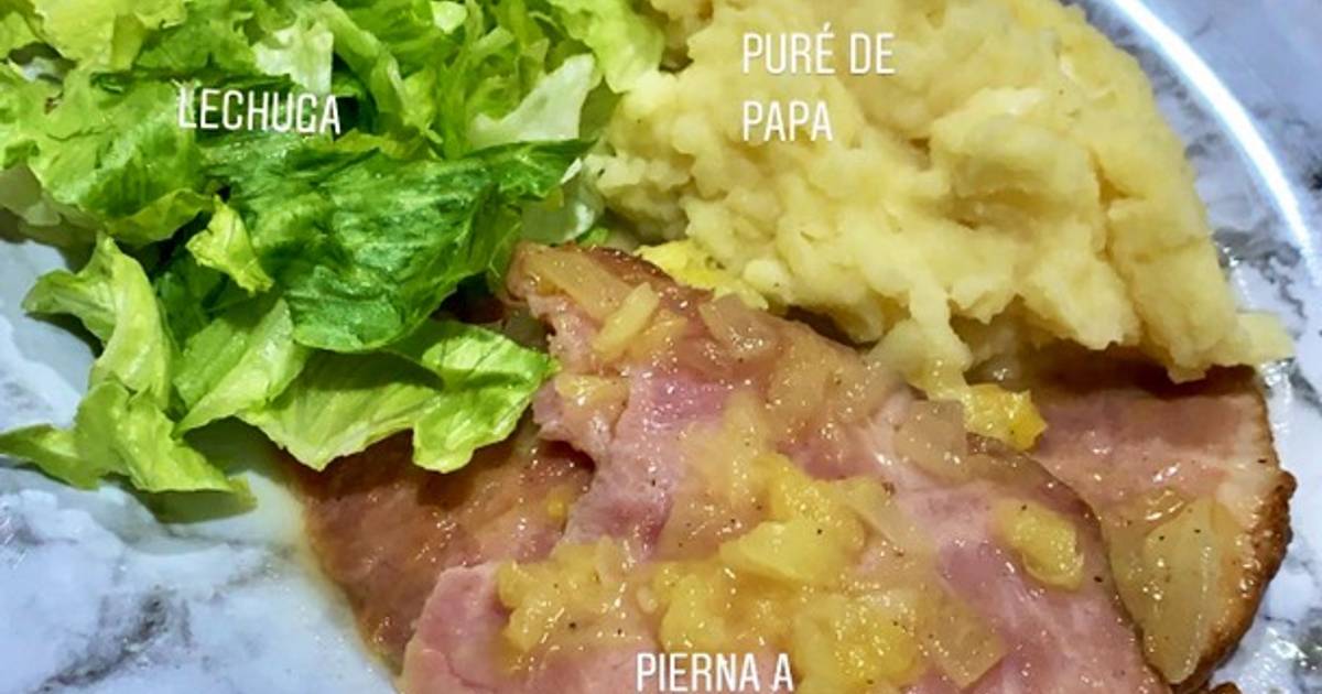 Pierna a la piña ? Receta de Karen☀️- Cookpad