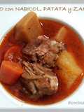 Cordero con Nabicol, Patatas y Zanahorias