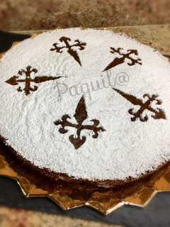 Una foto de ⚜️Tarta de Santiago endulzada con Moka intenso (azúcar moreno)⚜️