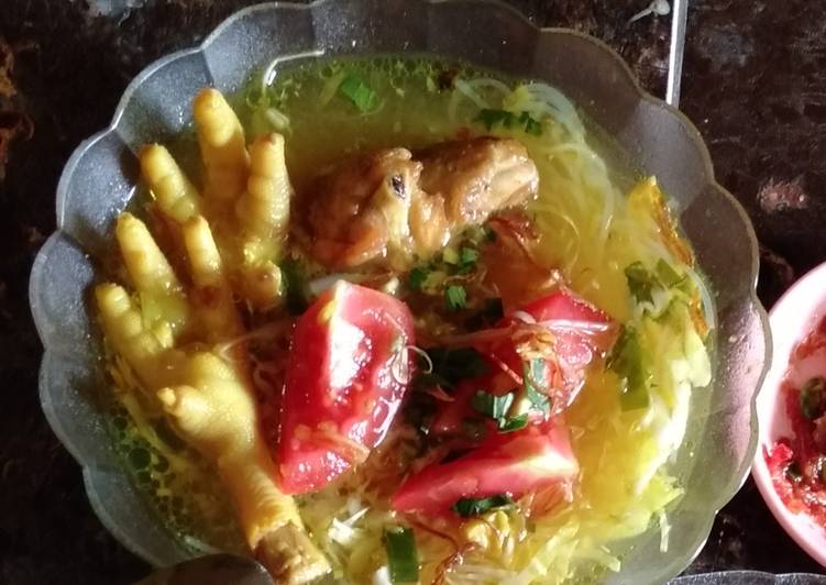 Resep SOTO Ayam Ceker Anti Gagal