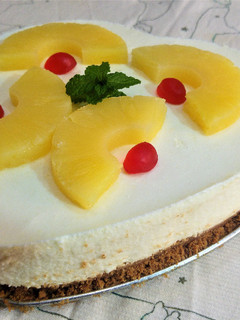 Una foto de Tarta Mousse de Piña