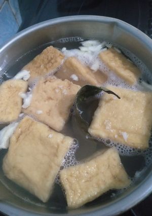 Foto resep Tahu Asin: Takjil Sehat