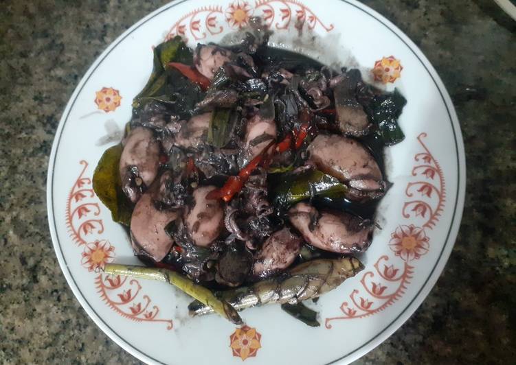 Resep Cumi Kuah Hitam Lezat