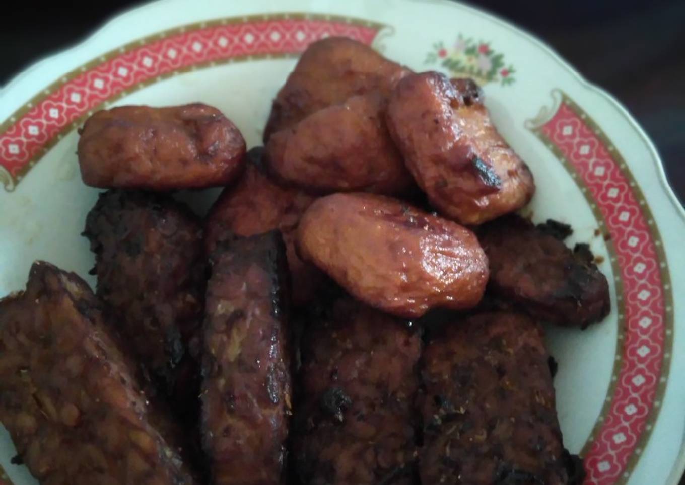 Tahu tempe bacem