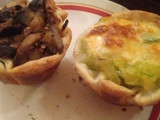 Tartaletitas de zapallito y berenjenas