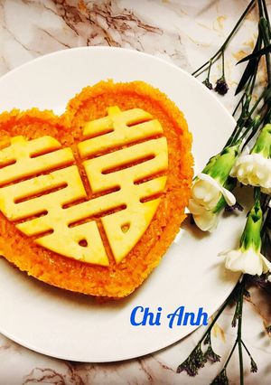 Hình của món Xôi gấc #ngon_bất_ngờ.