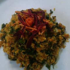 A picture of Muli ki sabji.