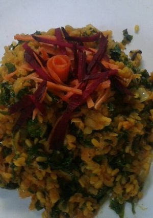 A picture of Muli ki sabji.