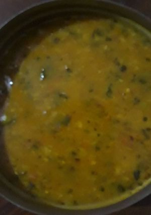 A picture of Coriander Methi dal.