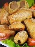 Mini Cheesy Meatball Pies Wrapped in Puff Pastry