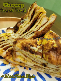 Gambar Cheezy French Toast||Roti Telur Keju