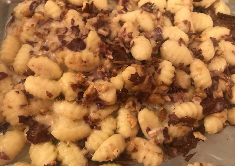 How to Prepare Any-night-of-the-week Gnocchi Gorgonzola, Radicchio e Noci