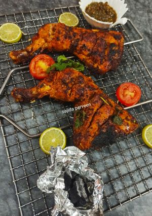 A picture of Chicken tikka.