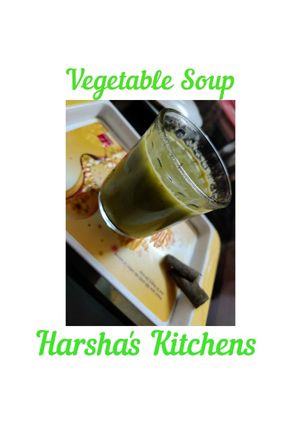 A picture of Vegetable soup.