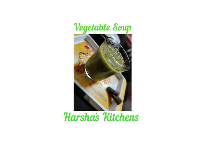 Steps to Prepare Speedy Vegetable soup