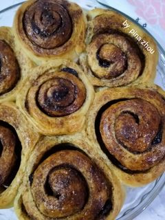 Foto resep Cinnamon roll dengan kismis