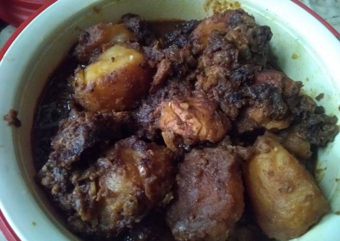 Chicken ghee roast