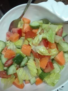 صورة لوصفة سلطه خضار 😋