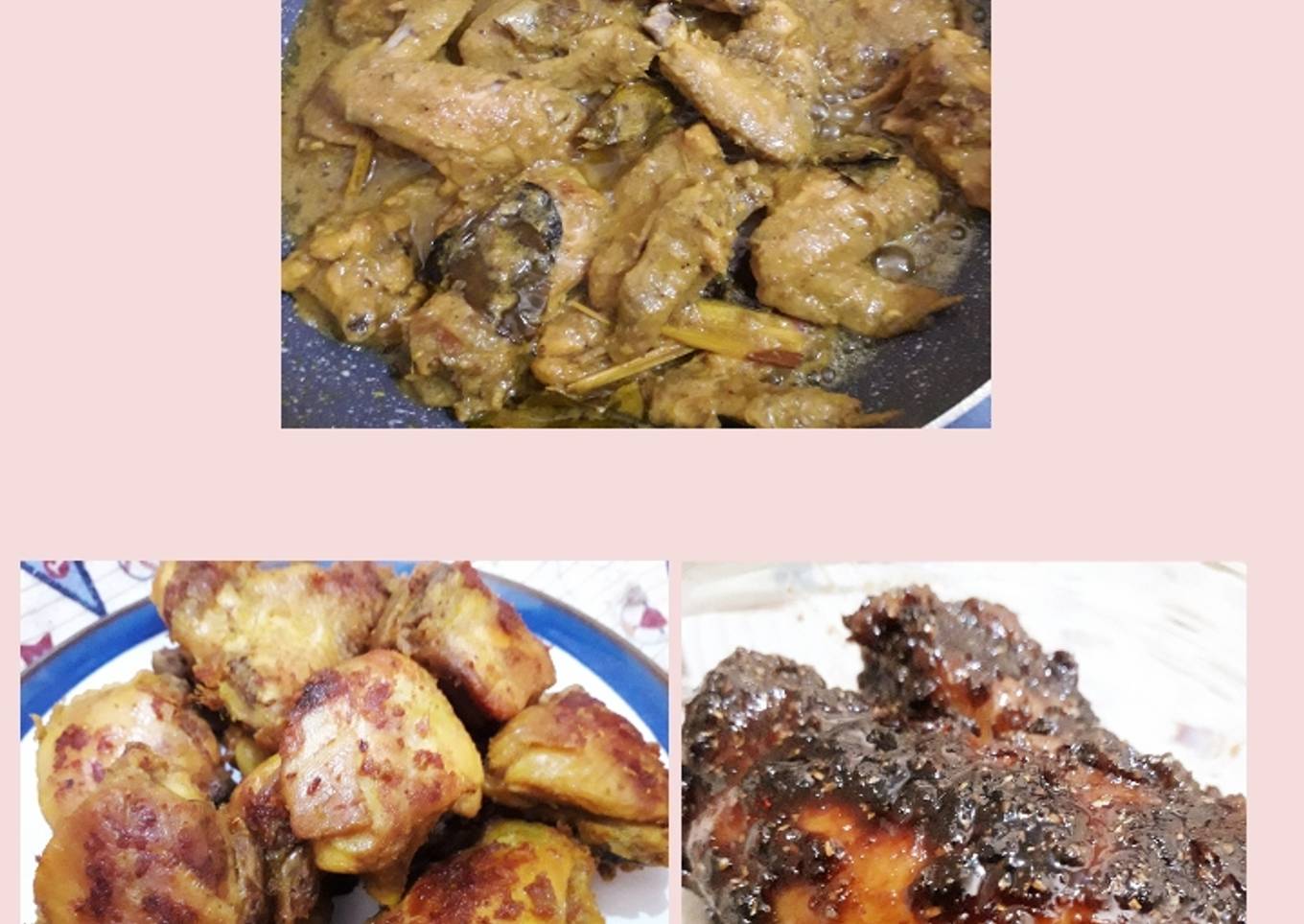 Ayam ungkep bisa di goreng dan panggang