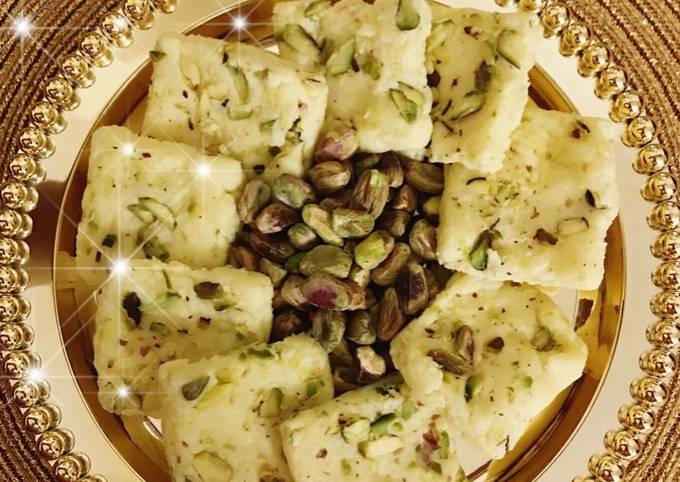 Steps to Make Ultimate Ez burfi square