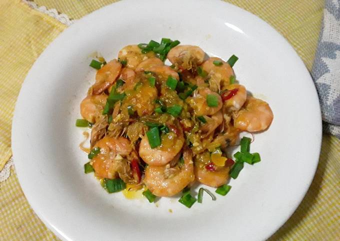 Prawns with Salted egg Sauce