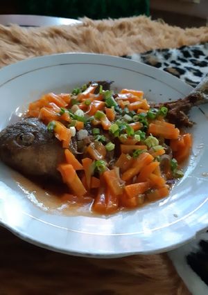 Foto resep Bawal Asam Manis