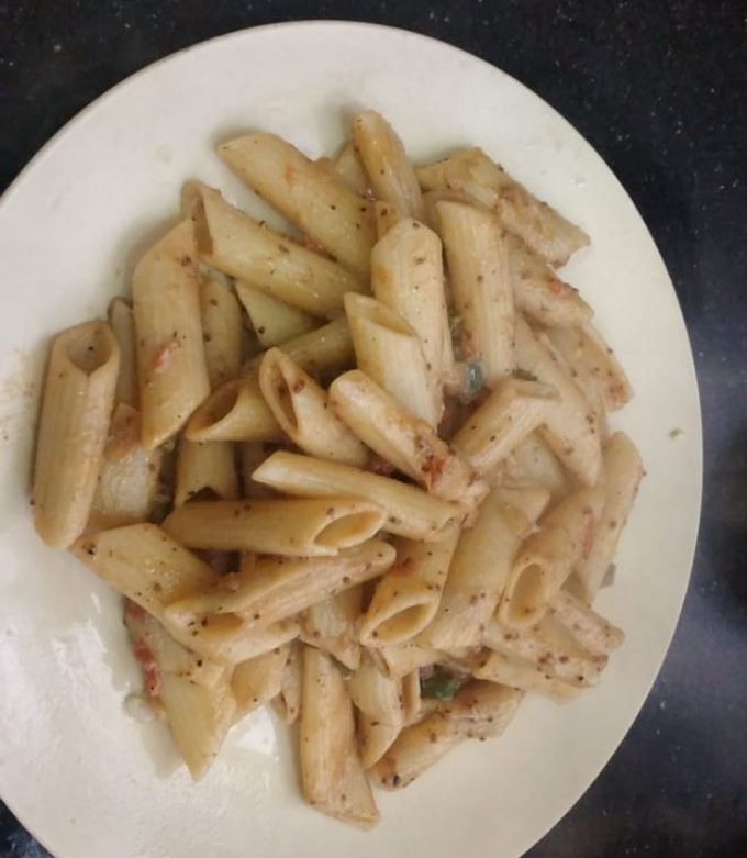A picture of Malai Pasta.