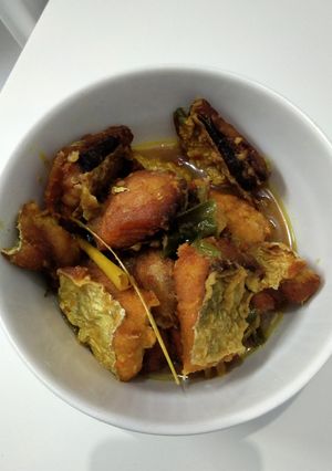 Foto resep Ikan kuwe bumbu kuning tanpa santan