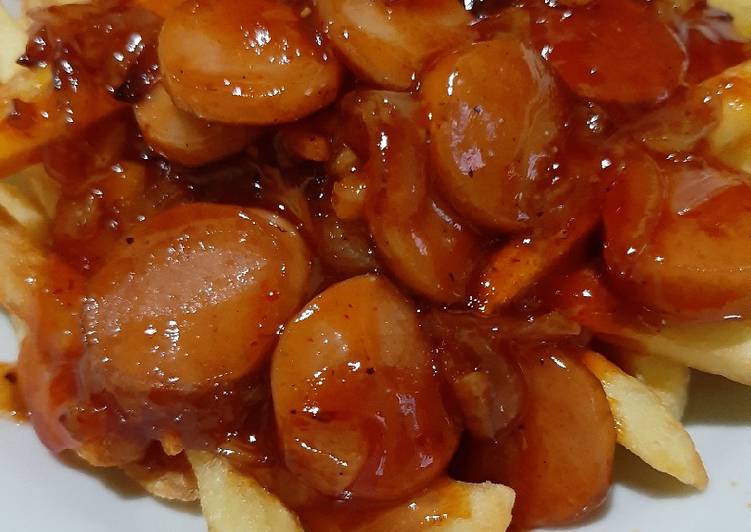 Cara Gampang Membuat Kentang goreng saus bbq yang Bisa Manjain Lidah