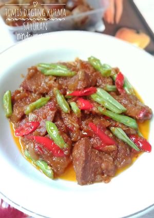 Foto resep Tumis Daging Kurma Sayuran