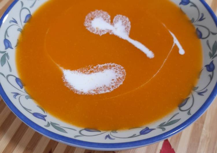 Steps to Make Quick Crema de calabaza🎃