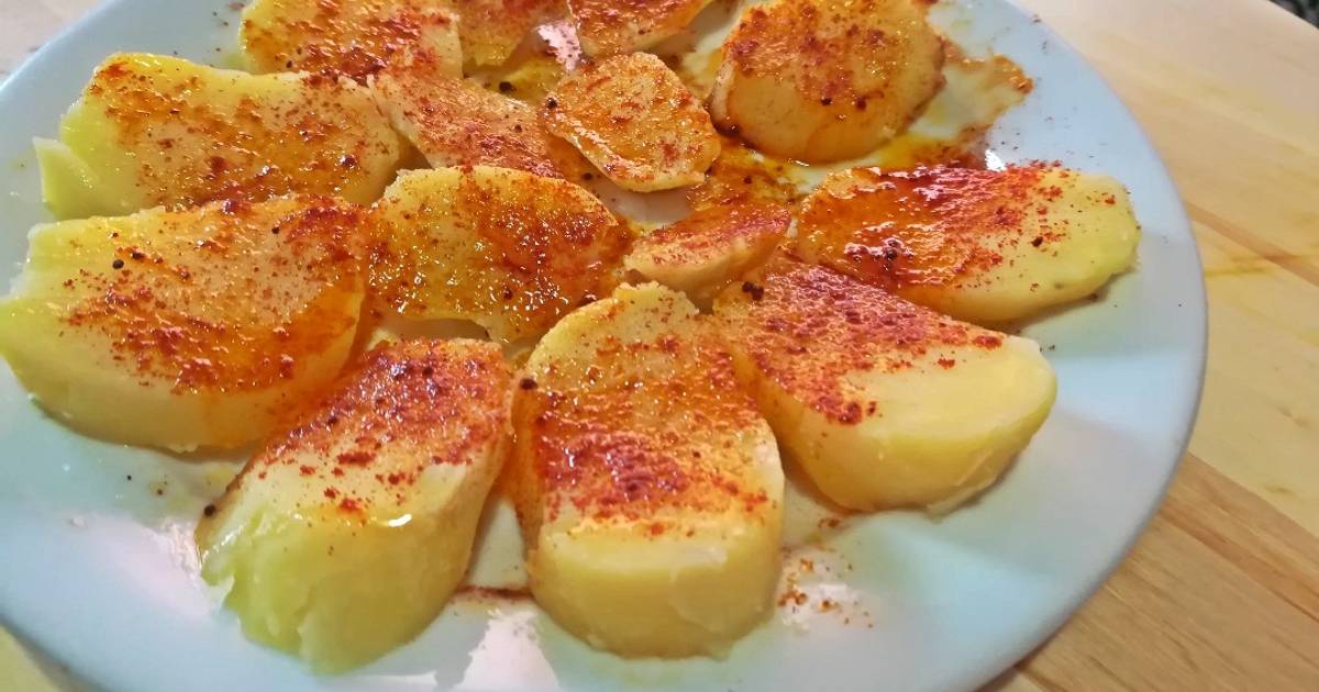 Patatas a la gallega | ¿Cómo cocer una patata en 5 minutos? Receta de  Cocina con Chema- Cookpad